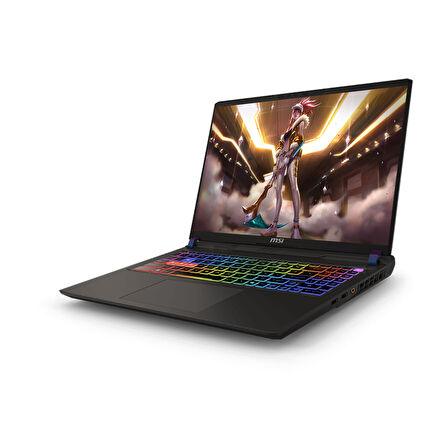 Msı Vector 16 Hx Aı WA2XWIG-090XTR Ultra 9 275HX Aı 32GB GB 512GB SSD 16GB/RTX5080 Gddr7 175W 16" Qhd+ (2560X1600) 240HZ WIN11HOME Gaming Laptop WA2XWIG090XTRH09+ZETTAÇANTA