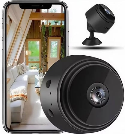 Mini Wifi Camera 1080 Gece Görüşlü Hareket Sensörlü Kablosuz Bebek ve Bakıcı Kamerası Güvenlik Kamerası