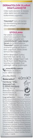 NIVEA Luminous630 Leke Karşıtı Gündüz Bakım Kremi 40ml, SPF50 Yüksek Güneş Koruyucu, Hyaluronik Asit, E vitamini, Hassas Cilt, Yüz Güneş Koruyucu, Koyu Leke, Güneş Lekesi Karşıtı