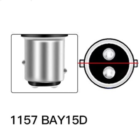 Led Aydınlatma Ampul Stop Fren Lamba 1016 Duy Çift Duy Parlak Kırmızı