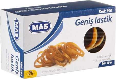 Geniş Paket Lastik, 50 gr