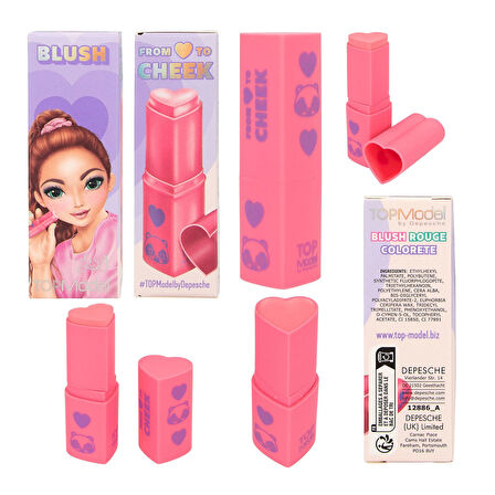 Top Model Kalpli Allık Çubuğu Koyu Pembe 412886