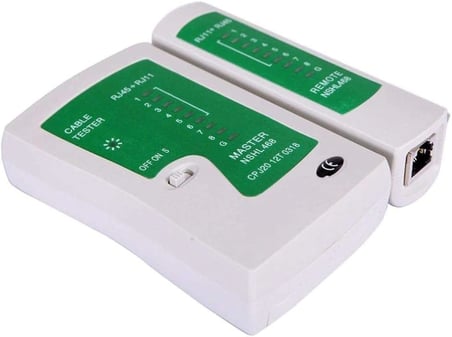 Al-4523 Rj11 Rj45 Cat5 Network Kablo Tester Test Kontrol Bağlantı Cihazı LEDli