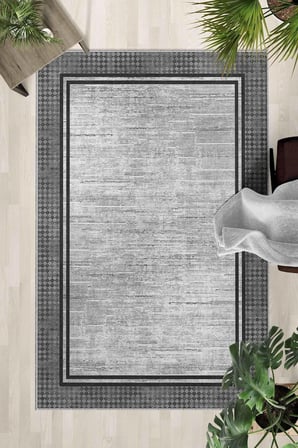 Kaymaz Taban Yıkanabilir Halı – Mutfak, Salon, Yatak Odası için Modern Dijital Baskı Halı (SLN_HALI_