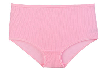 Kadın Külot 5 li Paket Yüksek Bel Likralı Fitilli Pamuklu Kaşkorse Ribana LİLA