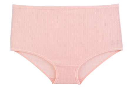 Kadın Külot 5 li Paket Yüksek Bel Likralı Fitilli Pamuklu Kaşkorse Ribana LİLA