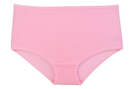 Kadın Külot 5 li Paket Yüksek Bel Likralı Fitilli Pamuklu Kaşkorse Ribana LİLA