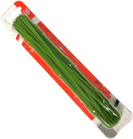 Yeşil Plastik Kablo Bağı | 200mm x 2.5mm | 50 Adet | Cırt Kelepçe Seti | Kablo Düzenleyici Bağ
