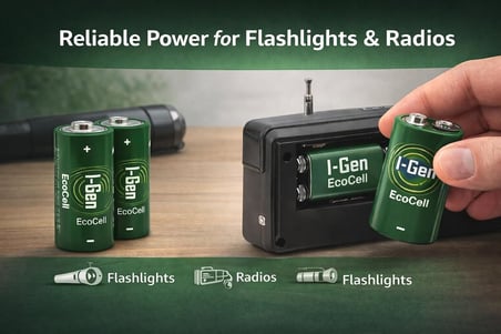 Ecocell Çinko Karbon C Boy (R14) 1.5V Pil 10'Lu Paket
