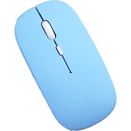Piranha 8032 8" Uyumlu Kablosuz Bluetooth Pilli Optik Mouse - Mavi