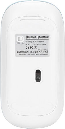 Piranha 8032 8" Uyumlu Kablosuz Bluetooth Pilli Optik Mouse - Mavi
