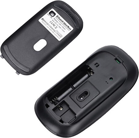 Preo Ptab T10 10.1" Uyumlu Kablosuz Bluetooth Pilli Optik Mouse - Siyah