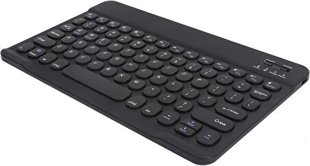 Xiaomi Redmi Book S 12.4" Uyumlu Kablosuz Bluetooth Şarj Edilebilir Yuvarlak Tuşlu Klavye - Siyah