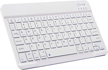 Chuwi Ubook 11.6" Uyumlu Kablosuz Bluetooth Şarj Edilebilir Klavye - Beyaz