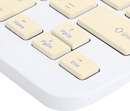 Technopc Ultrapad UP1662A-46 10.1" Uyumlu Kablosuz Bluetooth Şarj Edilebilir Klavye - Sarı