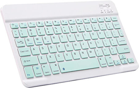 GTX Jaculus Spreadtrum T618 10.4" Uyumlu Kablosuz Bluetooth Şarj Edilebilir Klavye - Yeşil