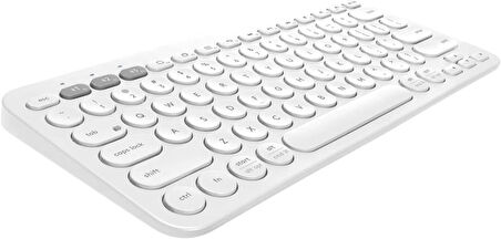 Piranha 8032 8" Uyumlu Kablosuz Bluetooth Pilli Türkçe Q Klavye - Beyaz