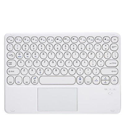 TCL TAB 11 Tablet (9466X) 10.95" Uyumlu Kablosuz Bluetooth Şarjlı TouchPad'li Türkçe Q Klavye - Beyaz
