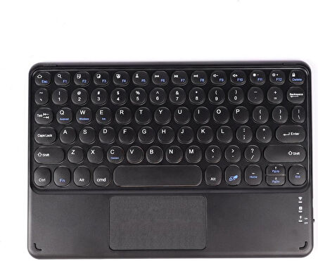 iXtech IX 701 7" Uyumlu Kablosuz Bluetooth Şarjlı TouchPad'li Türkçe Q Klavye - Siyah