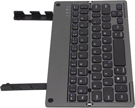 Samsung Galaxy Tab S9 Ultra SM-X910 Uyumlu Kablosuz Bluetooth Şarjlı Kendinden Standlı Katlanır Klavye