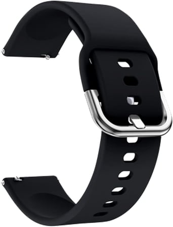 Silikon 20mm Kordon, Uyumlu Modeller - Galaxy Watch için Uyumlu 6/5/ 4/ Active 2 (44mm), 20mm Saatler ile Uyumlu