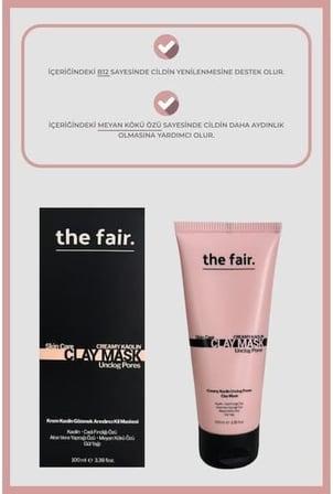 the fair. Creamy Siyah Nokta Karşıtı Kaolin Gözenek Temizleyen Tüm Cilt Tipleri Için Kil Maskesi 100 ml