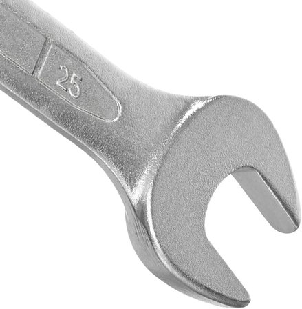 Izeltaş Çatal Iki Ağız Anahtar Kısa Boy, Krom, 14 X 15 mm
