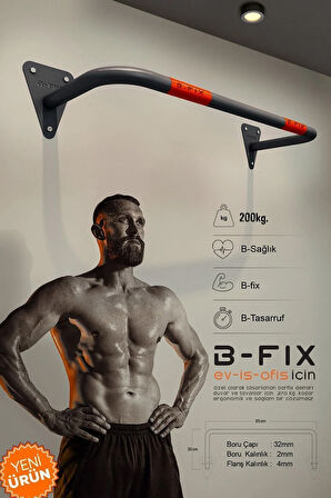 Barfiks Demiri B-fixC - Barfiks demiri ( Siyah )