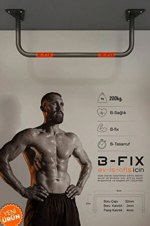 Barfiks Demiri B-fixC - Barfiks demiri ( Siyah )