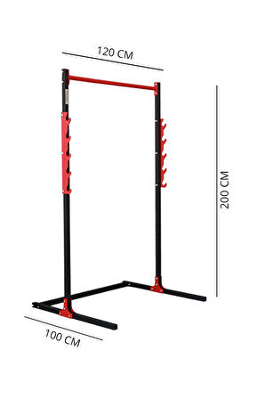 Fonksiyonel Squat Rack Güçlü Tasarım Ile Evde Egzersiz Için Ideal