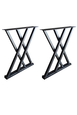 Sehpa Ayağı Masif Ahşap Kütük Orta Sehpa Ayakları Metal Ayak
