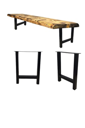 Bank Ayağı Metal Ayak Ev Ofis Iş Yeri Kütük Orta Bench Sehpa Ayağı