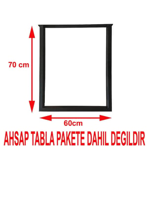 Masa Ayağı 60x70 Cm Metal Ayak Ahşap Masif Kütük Çalışma Yemek Masası Ayakları