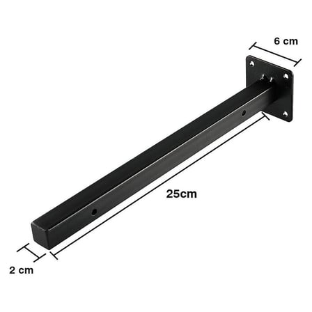 Duvar Raf Aparatı Mutfak Rafı Tutucu Metal Raflık 30 cm