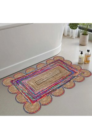 Banyo Paspası, Yumuşak Banyo Halısı, Kaymaz Dot Tabanlı, Yıkanabilir - 60x100