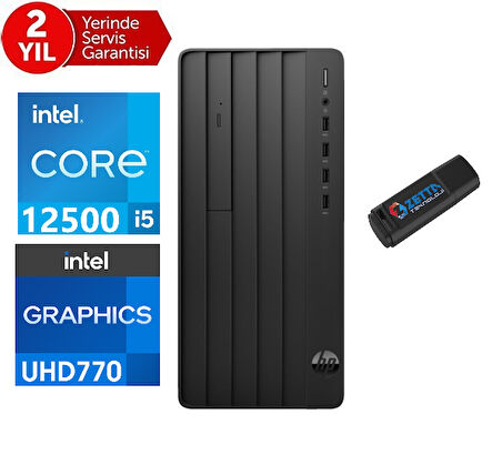Hp 290 Pro G9 Intel Core I5 12500 8gb 256GB SSD Freedos Masaüstü Blgisayar 19M9C0AT01+ZETTAUSBBELLEK