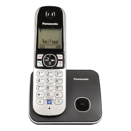 Panasonic KX-TG6811 Dect Telsiz Telefon Siyah
