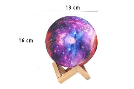 Dekoratif Yerküre Renkli 15 Cm Pilli