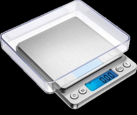 Crown Dijital Göstergeli Kare Mutfak Terazi (3 Kg/0.1)