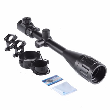 6-24x50 Aoe  Dürbünü çift Işık Kırmızı,yeşil Kaynaklı Zoomlu