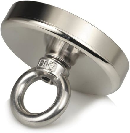 Dünya Magnet 80 Mm Çapında Dev Neodyum Pot Mıknatıs Fishing Magnet Kanca Kurtarma Mıknatısı