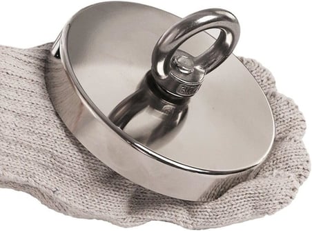 Dünya Magnet 80 Mm Çapında Dev Neodyum Pot Mıknatıs Fishing Magnet Kanca Kurtarma Mıknatısı