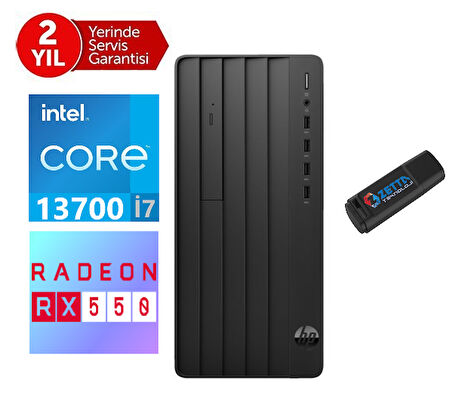 Hp 290 Pro G9 Intel Core I7 13700 64GB 4tb SSD 4GB/RX550 WINDOWS11PRO Masaüstü Blgisayar 2624A8ET60+ZETTAUSBBELLEK