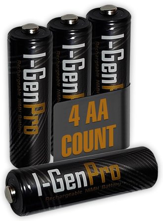 Pro P161 4 Adet AA 2950 mAh Şarj Edilebilir Kalem Pil 1.2V Ni-MH Şarjlı Pil
