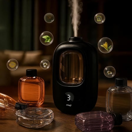 Mio Smell 2x Yeni Nesil Şarjlı Otomatik Oda Kokusu Makinesi Siyah - Lavanta