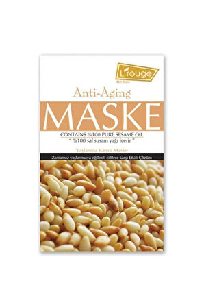 Yaşlanma Karşıtı  Anti-Aging MASKE (kuru ve mat görünümlü ciltlere karşı ) 1 adet