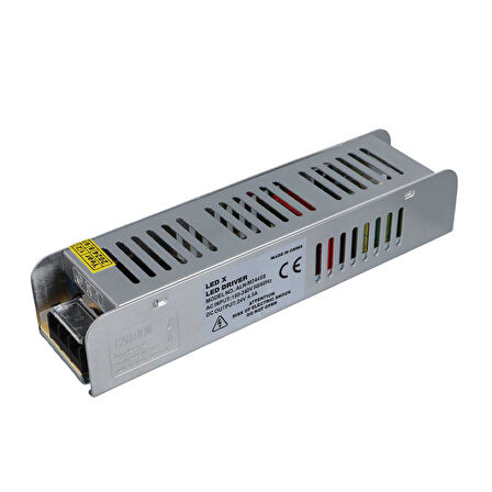 Ledx ALN-M2445S 24 Volt 4.5 Amper Metal Kasa Adaptör 190X48x38mm