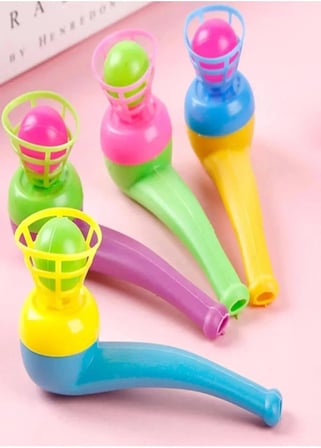 24 Adet Top Üfleme Oyunu Nefes Egzersiz Oyuncağı Toplu Karne Hediyesi Doğum Günü Hediyesi
