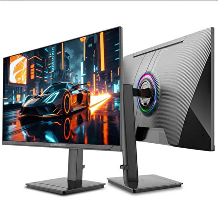 GameBooster GB-27F360FP 27'' 360Hz 0.5ms Fast IPS FHD F-Sync/G-Sync 2*Hoparlör RGB Pivot Flat Gaming Monitör