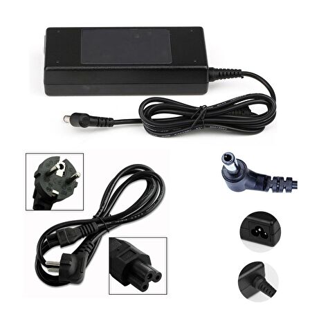 Toshiba Satellite L855-172, L855-175, L855-176 Uyumlu Adaptör 19v 4.74a 90w